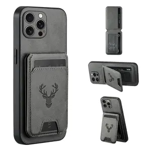 Luxury PU Leather Card Bag for Protective Phone Case Cover for iPhone 16promax 16e 15plus 14pro 13 12 11 xsmax xr Accessories