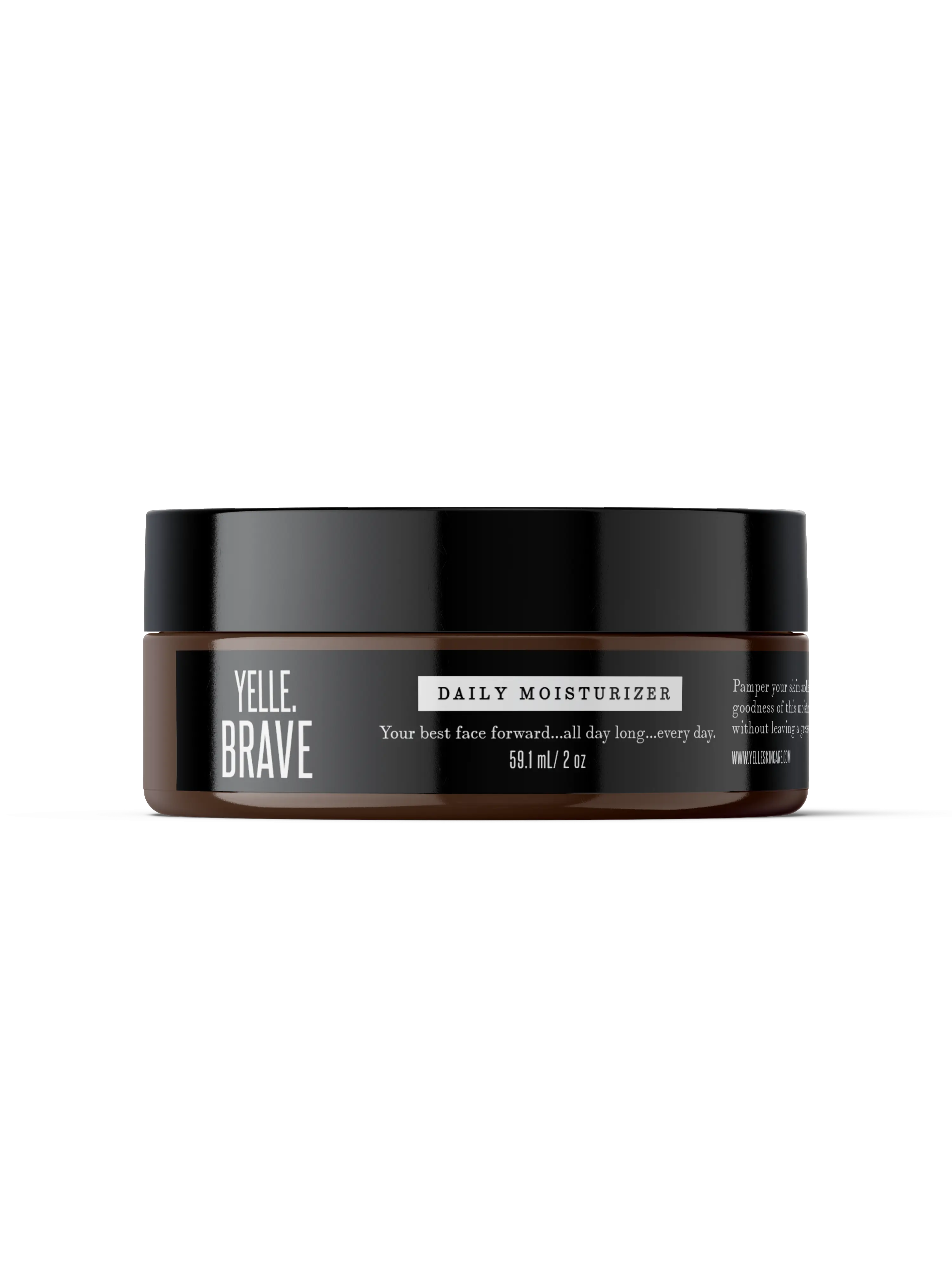 YELLE. Brave Daily Moisturizer - Herbal Formula - 50 ml - Suitable for All Skin Types - Coconut and Honey Ingredients Skincare Gentle