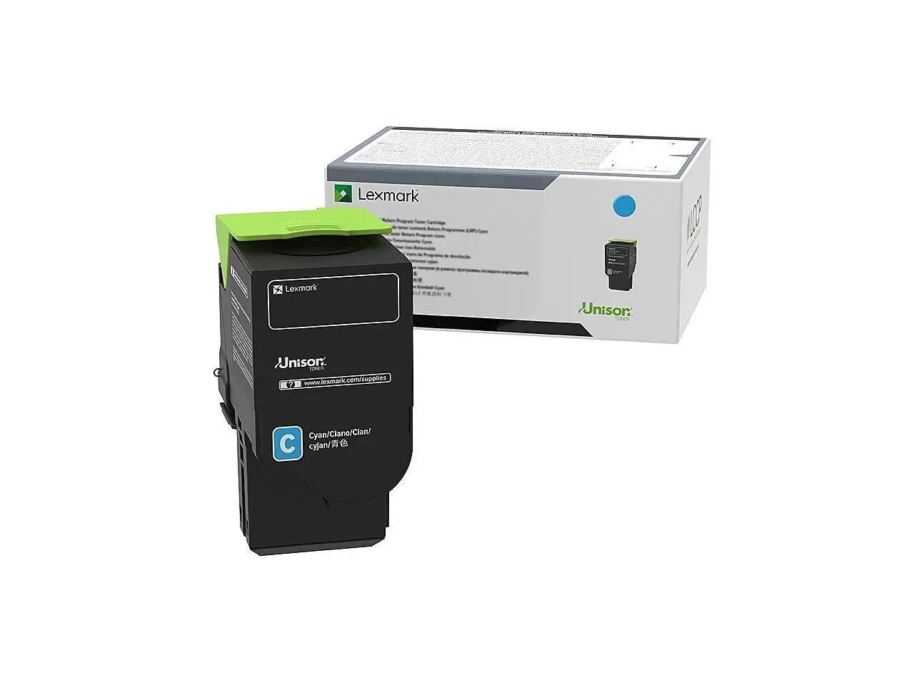 Lexmark - 78C0X20 - Lexmark Unison Original Toner Cartridge - Cyan - Laser - Extra High Yield - 5000 Pages