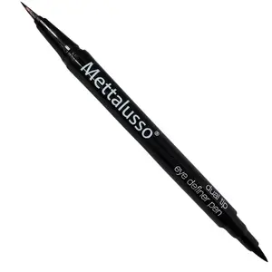 Mettalusso MULTEEE Vegan Dual-End Felt Tip Eyeliner - Cruelty-Free Makeup Cosmetic Liquid Eyeliner Single Item