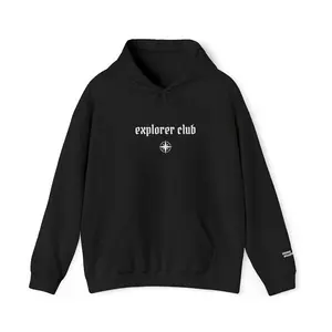 explorer club embroidered hoodie - Unisex Heavy Blend™ Hooded Sweatshirt