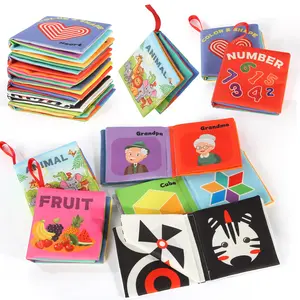 Children Cloth Book Soft Sound Interactive Toy, Unisex Early Education Cognitive Toy, Easter Festival Gift for Boys & Girls
