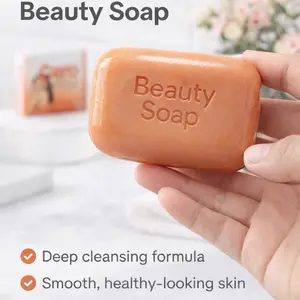 Carowhite Beauty Soap with Carrot Oil for Deep Cleansing.   - Perfect for Daily Use & Smooth Skin