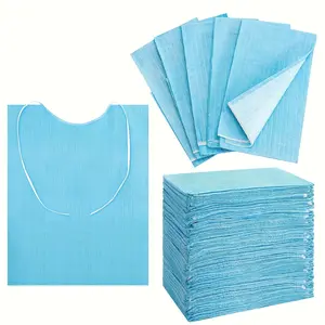 30pcs Dental Bibs with Cord, Disposable Multi-Color Dental Bib Apron, Suitable for Nail Salon, Dental Supplies, Tattoo Shop Tools Accessories