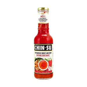 CHIN-SU Sweet and Sour Fish Sauce 500ml - Vietnamese Dipping Sauce for Salad and Seafood