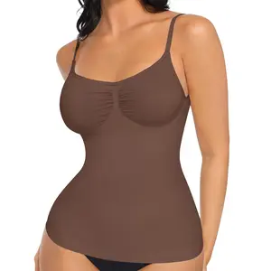FeelinGirl Tank Top Womens Shapewear Tummy Control Cami Tanks Seamless Camisole Tops Womenswear Spaghetti Strap Underwear Lady #Summervibes FeelinGirl Tank Top Womens Shapewear Tummy Control Cami Tanks Seamless Camisole Tops Womenswear Spaghetti Strap Underwear Lady #Summervibes