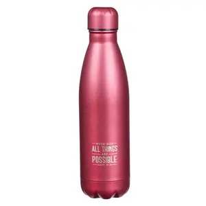 With God All Things Are Possible -  Stainless Steel Water Bottle