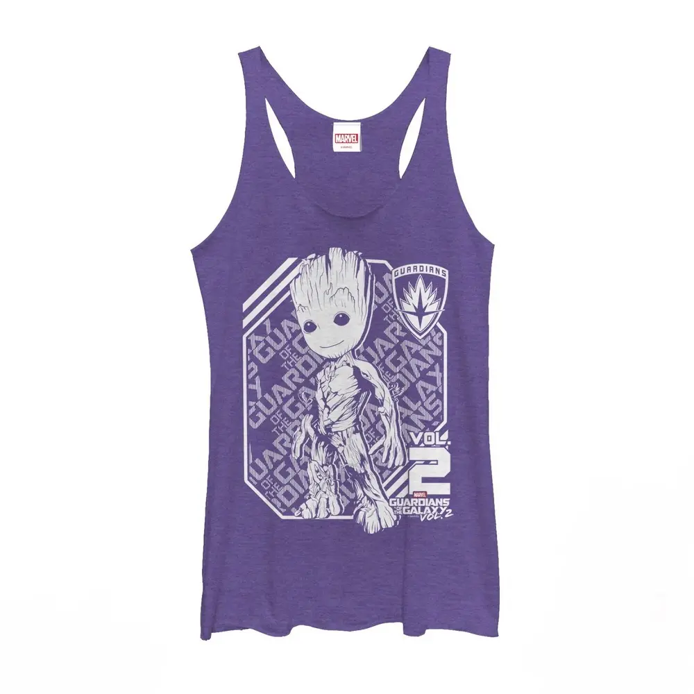 Women's Marvel Guardians of the Galaxy Vol. 2 Groot Racerback Tank Top