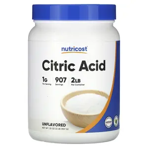 Nutricost Citric Acid, Unflavored, 32 oz (907 g)