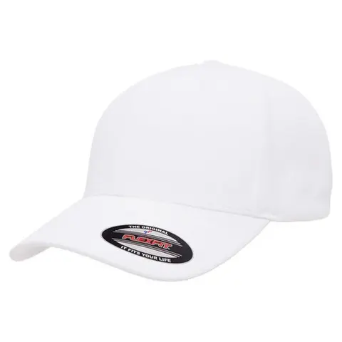 Flexfit Men's 6597 Secure Mid-Profile Cooling Sports Hat - Moisture-Wicking, Lightweight 6-Panel Polyester Solid Color, Athletic Fit Cool & Dry Wear for Running & Workouts