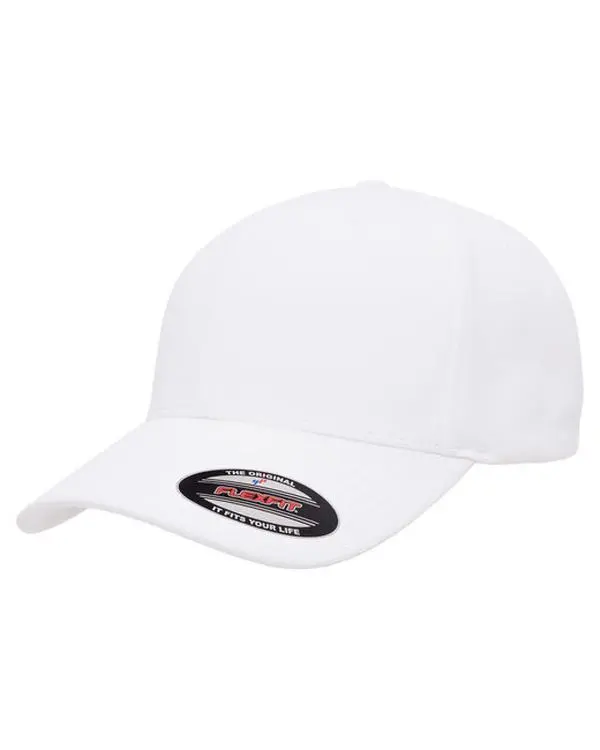 Flexfit Men's 6597 Cool & Dry Performance Sports Cap - Moisture-Wicking, Lightweight 6-Panel Polyester Sport Hat for Golf, Running, Polyester Cap Quality Caps