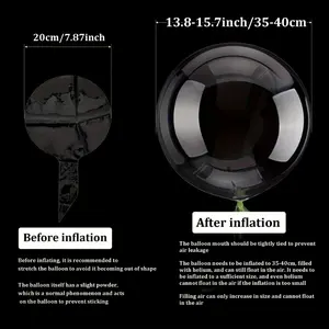 Department Store practical tools [Cool White LED Lights] 10pcs Cool Balloon String Lights - Transparent Bobo Ball Design, Plastic, No Gas, Battery Required for Birthday, Wedding, Anniversary, Valentine's Day, Christmas Party