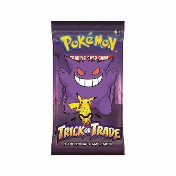 Pokémon Trick or Trade Booster Packs - 3 Additional Game Cards - Pull a Hit or Prize from the Box - Trading Card Game