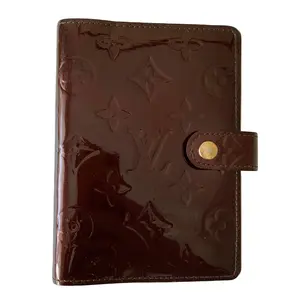 Pre-owned Louis Vuitton Agenda Small Leather Goods Vernis monogram PM CA4131 authentic with COA