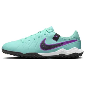 Nike Tiempo Legend 10 TF Lace-Up Soccer Cleats with Lacing System, Rubber Studs for Hard & Artificial Grass, Men's/Women's House White Official Traction Grip Shoes (Maison Mihara)