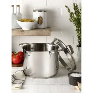 KITCHLY 6qt Stock Pot with Lid, Simply Cook Stainless Steel Cookware