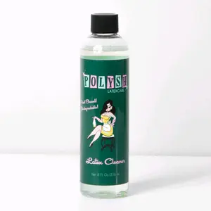 Polysh Latex Cleaner - 8 Fl Oz - Gentle Plant-Based Cleaner for Latex Clothing