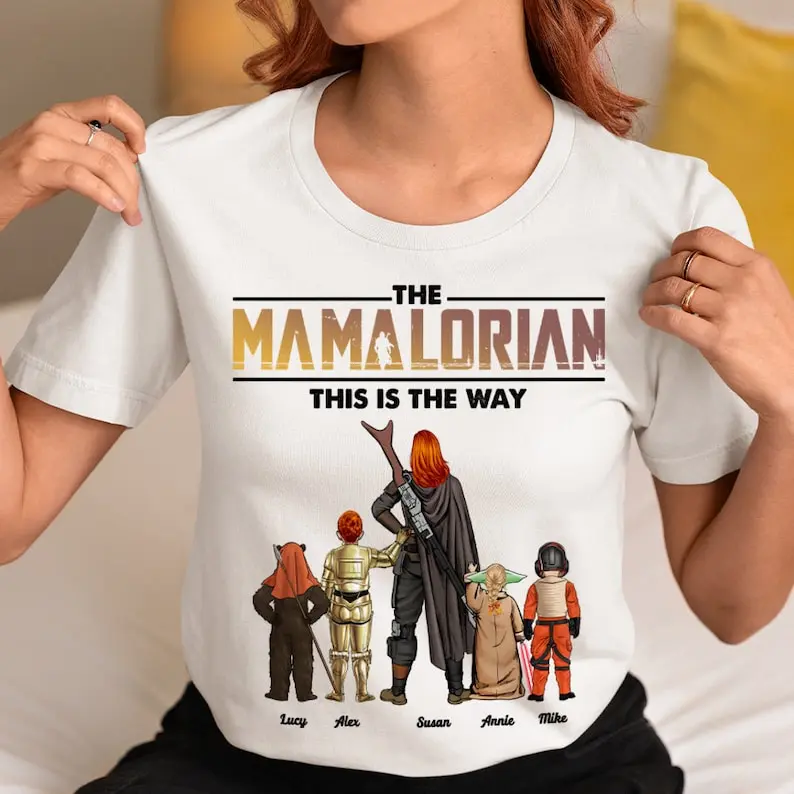Personalized The Mommiolorian Shirt, Custom Kids Name, Mom And Kids Shirt, Best Mom Ever T shirt, Mother's Day Shirt, Gift For Mom, Mommy