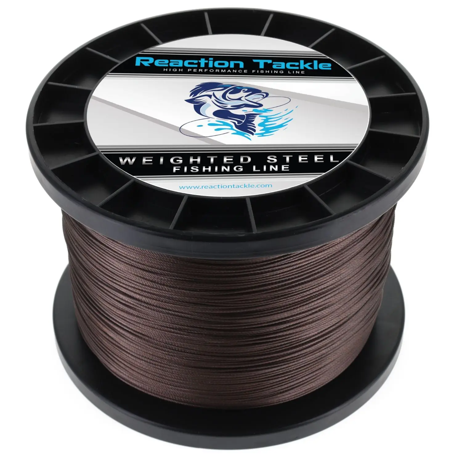 Reaction Tackle Trolling Wire, 45LB 7-Strand Stainless Steel Fishing Line with Harmonic Attraction - Durable, Kink-Resistant Gear for Deep Water Trolling, Fishingline, Durable Fishing Gear