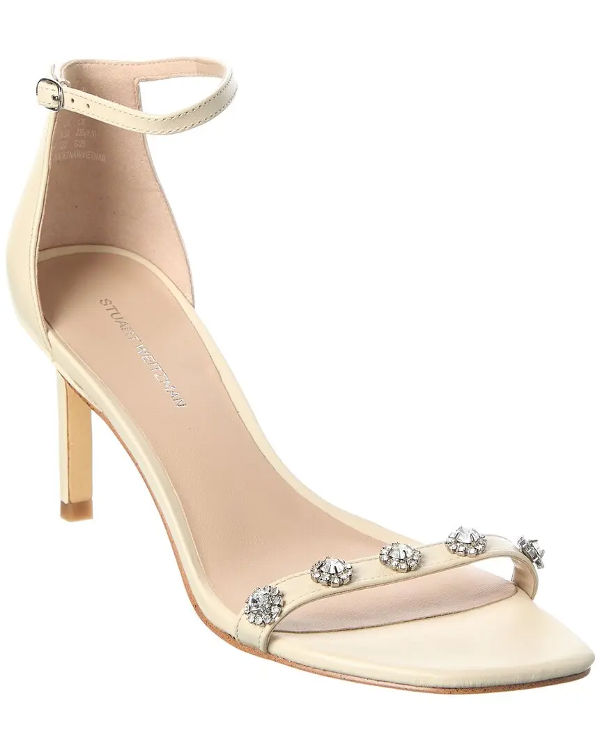 Stuart Weitzman Justina 75 Leather Sandal