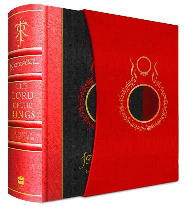 The Lord of the Rings Deluxe Illustrated by the Author: Special Edition (Tolkien Illustrated Editions) by J.R.R. Tolkien [Hardback Book]