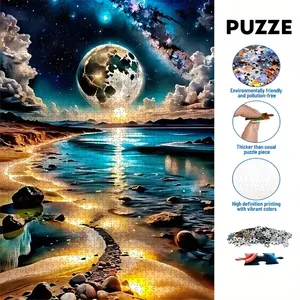 Large Paper Puzzle DIY Kit, Durable Seamless Design, Perfect Gift for Birthdays & Holidays, Ideal for Home Decor & Interactive Games
