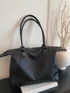 Simple Vintage Tote Bag, Daily Commute Shoulder Bag, Versatile Shopping Bag, Practical Women's Bag, Perfect Gift for Holidays and Birthdays