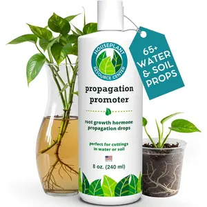 Houseplant prop drops propagation promoter root growth hormone root stimulator for cuttings supports stronger healthier plants easytouse liquid formula for water soil propagation 8oz