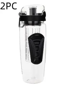 32Oz Fruit Infusing Infuser Water Bottle Water Fruit Bottle BPA Free Plastic Sport Fruit Infuser Water Bottles with Infuser Juice Shaker Drink Bottle of Water