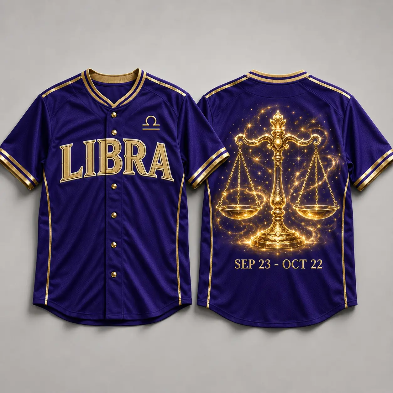 Cosmic Legacy 12 Zodiac Baseball Jerseys Shirt – Astrology Horoscope Graphic Tee – Unisex Streetwear Top – Birthday Gift for Men & Women