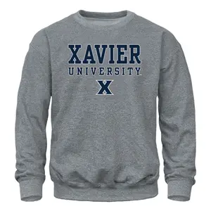 Xavier University Spirit Sweatshirt (Charcoal Grey)