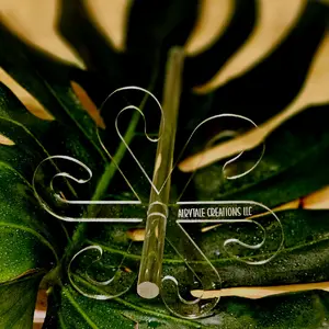 Acrylic plant stem support