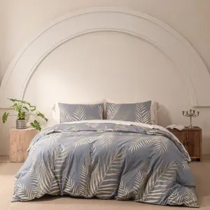 Premium Bedding Set 6-Piece | Fitted Sheet + Duvet Cover + Pillowcases, Soft Embossed Fabric All-Season Use, Gift Preferred