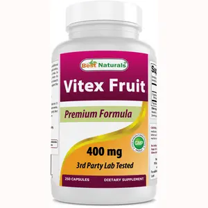 Best Naturals Vitex Fruit (Chasteberry) 400 mg 250 Capsules