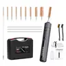 Portable Toolbox Metal Shooting Cleaning Kit - Enhanced Portability, Rotational Cleaning Method, All-Caliber Pistol/Revolver/Shotgun Compatibility, Brass Brushes, 2000mAh Rechargeable Batteries Built-In, Charging Cable, Eco-Friendly Packaging for Hunters