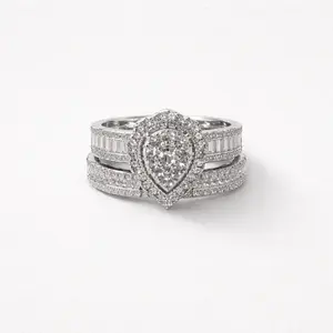 925 Silver Crest Ring Size 8