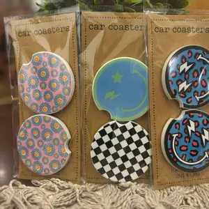 Ceramic Car Coasters