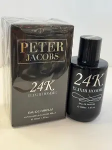 Peter Jacobs 24K ELIXIR Homme 3.4 oz / 100 ML Eau de Parfum for Men Regular Edition Sealed Box