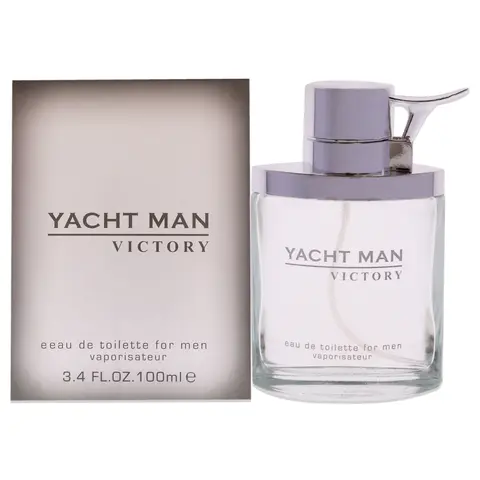 Myrurgia Yacht Man Victory Eau de Toilette for Men 3.4 oz Fresh Aromatic Long Lasting Cologne Fragrance