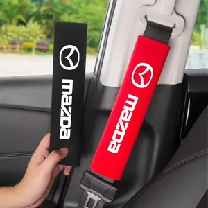 2-Pack Car Seat Belt Shoulder Pads Soft Protection Cover, Fits Mazda Full Model Range, Automotive Interior Accessories, Car Interior Accessory