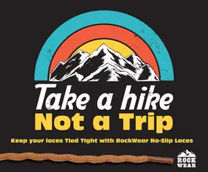 ROCKWEAR (2) PAIR NON SLIP HIKING BOOT LACES Hiking Boot Work Boot Shoelace