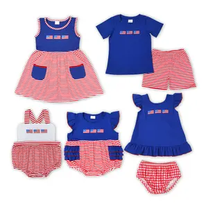 Patriotic Day USA Flag Matching Outfits for Boys & Girls: Stylish & Adorable Designs with Festive Flair