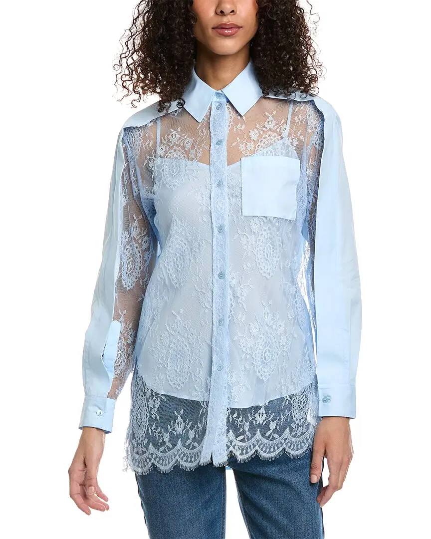 Burberry Lace Panel Shirt