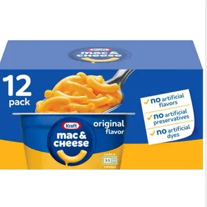Kraft, Macaroni & Cheese Dinner Cup, 2.05 oz, 12-Count snack