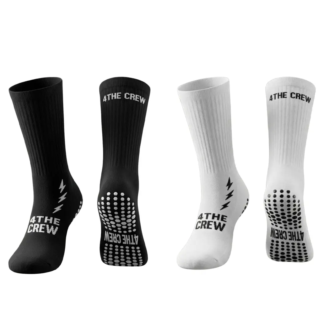 Soccer Grip Socks Anti-Slip Cleat Socks | Football Training Socks | 4THE CREW GT-S