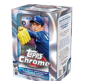 2025 Topps CHROME Baseball Blaster Box