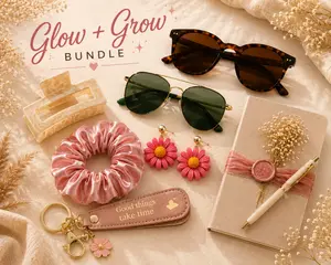 Glow +Grow Accessory and Self-Care Bundle