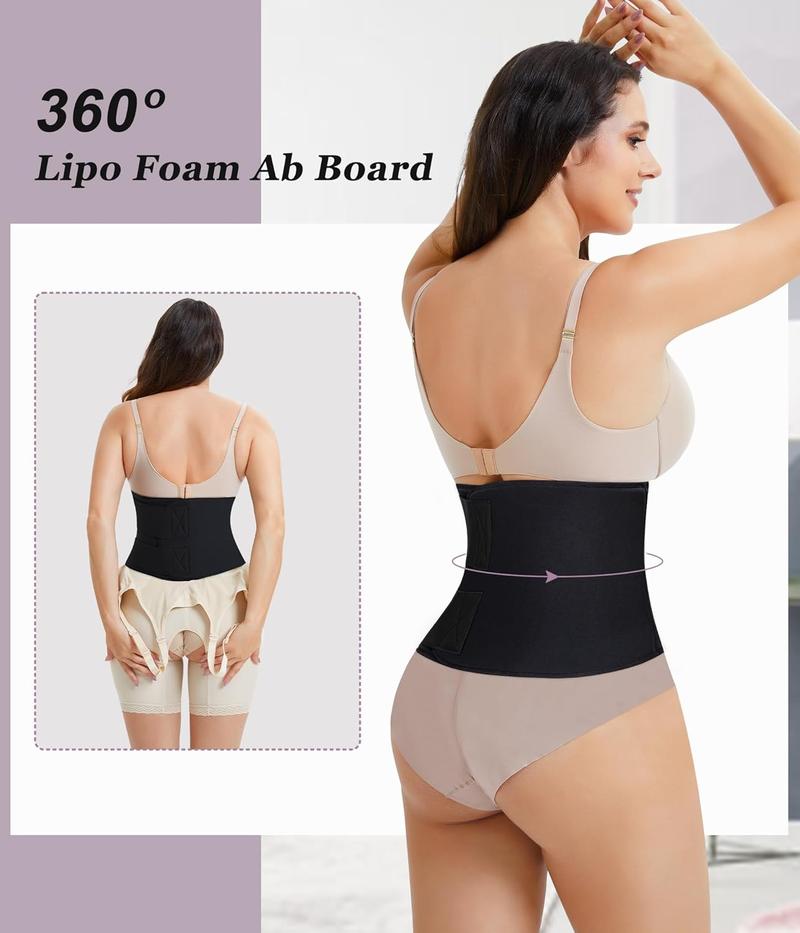 360 Lipo Foam Ab Board Post Surgery Liposuction Abdominal Compression Boards Belly Wrap Lipo Recovery Waist Cincher