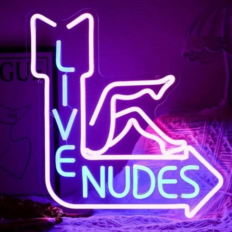 Bar Neon Sign Light, Cool LED Sign, and Blue, Adjustable Brightness, USB Wall Decor Art Atmosphere Lamp, Bedroom, Living Room, Bar, Shop