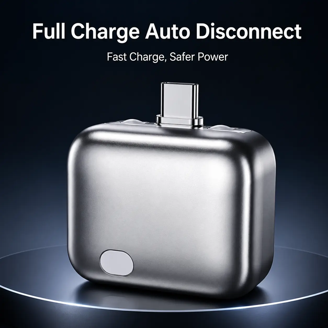 140W Auto-Disconnect Type-C Battery Guard Charger, for iPhone15-17 & Laptops, Fast Charging Pass-Through Adapter with Anti-Overcharge Auto-Stop Protection